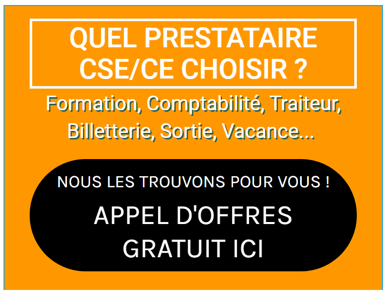 appel d'offre cse