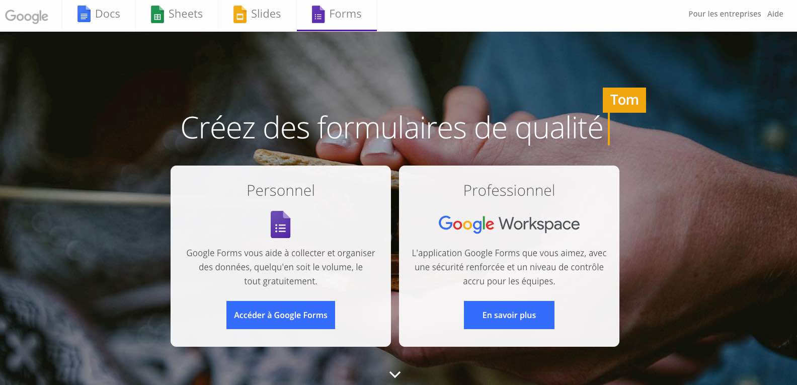 Etape 1Aenquête de satisfaction google doc