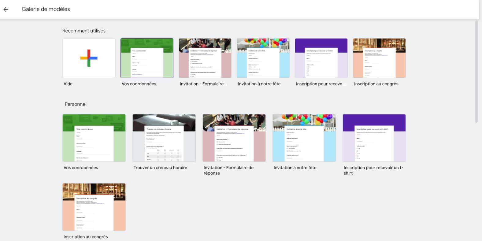 Etape 1Aenquête de satisfaction google doc exemple